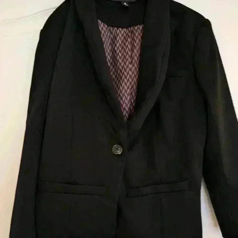 Mossimo black  work jacket size small - Picture 2 of 7